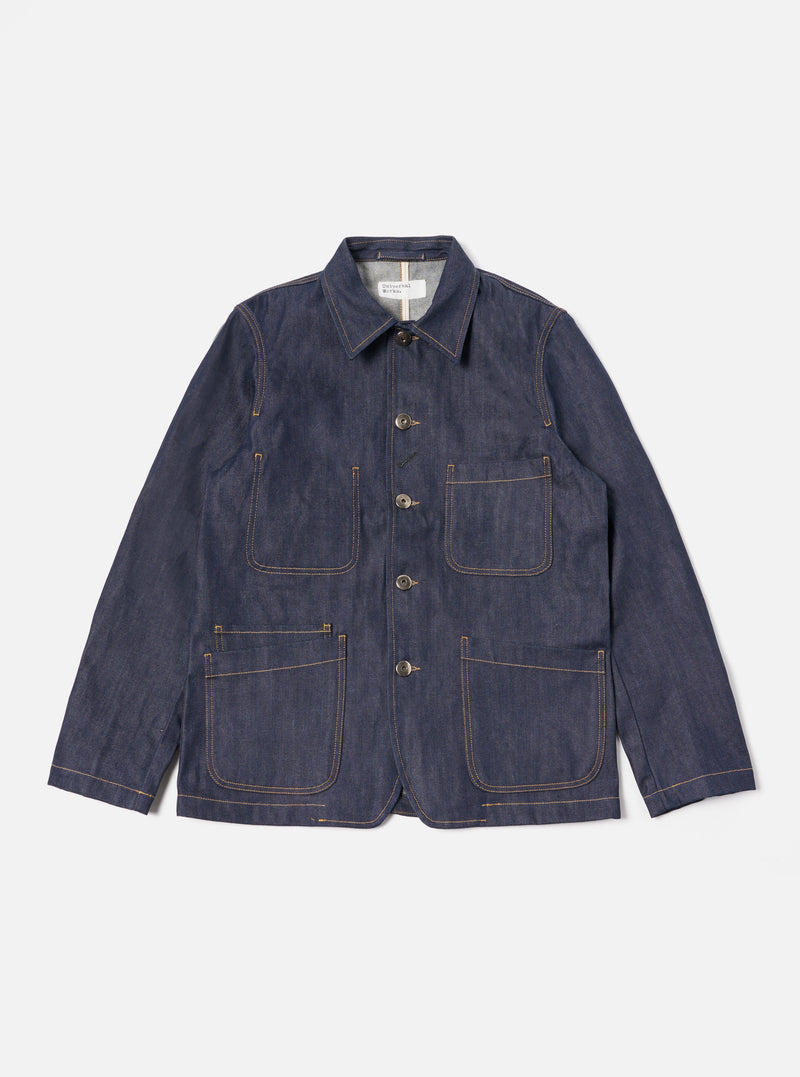 Indigo 13oz Selvedge Denim Bakers Jacket