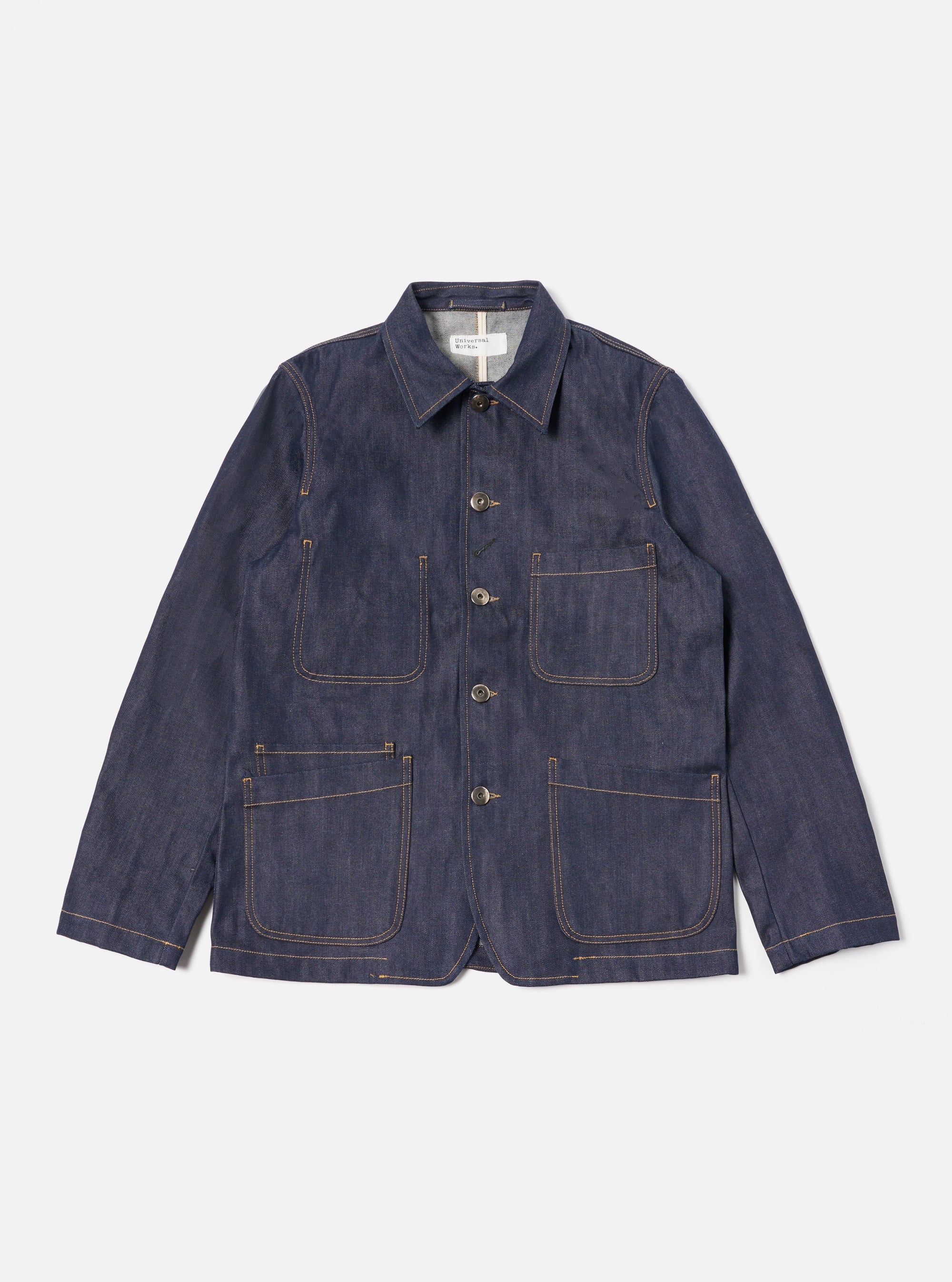 Indigo 13oz Selvedge Denim Bakers Jacket