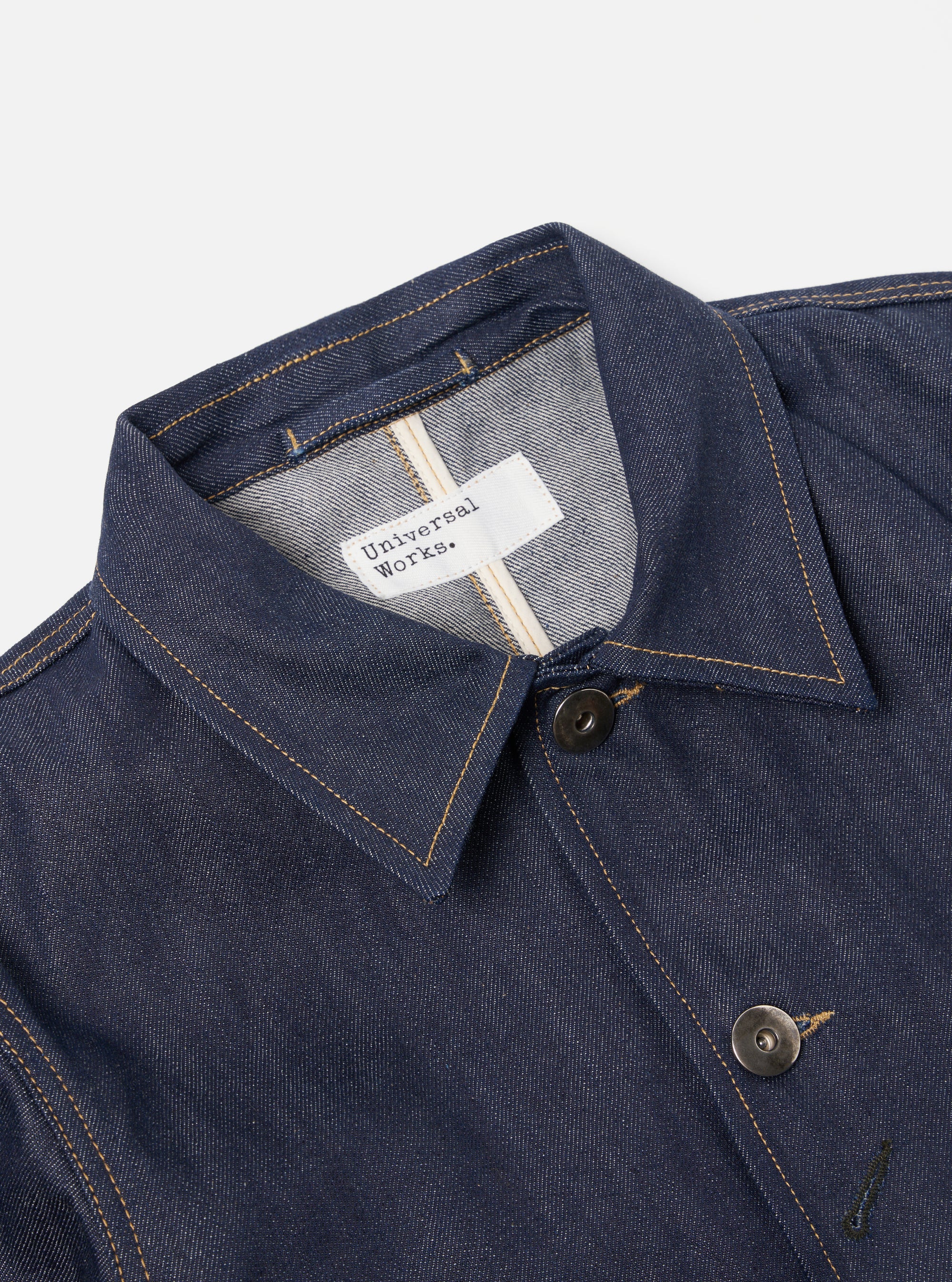Indigo 13oz Selvedge Denim Bakers Jacket