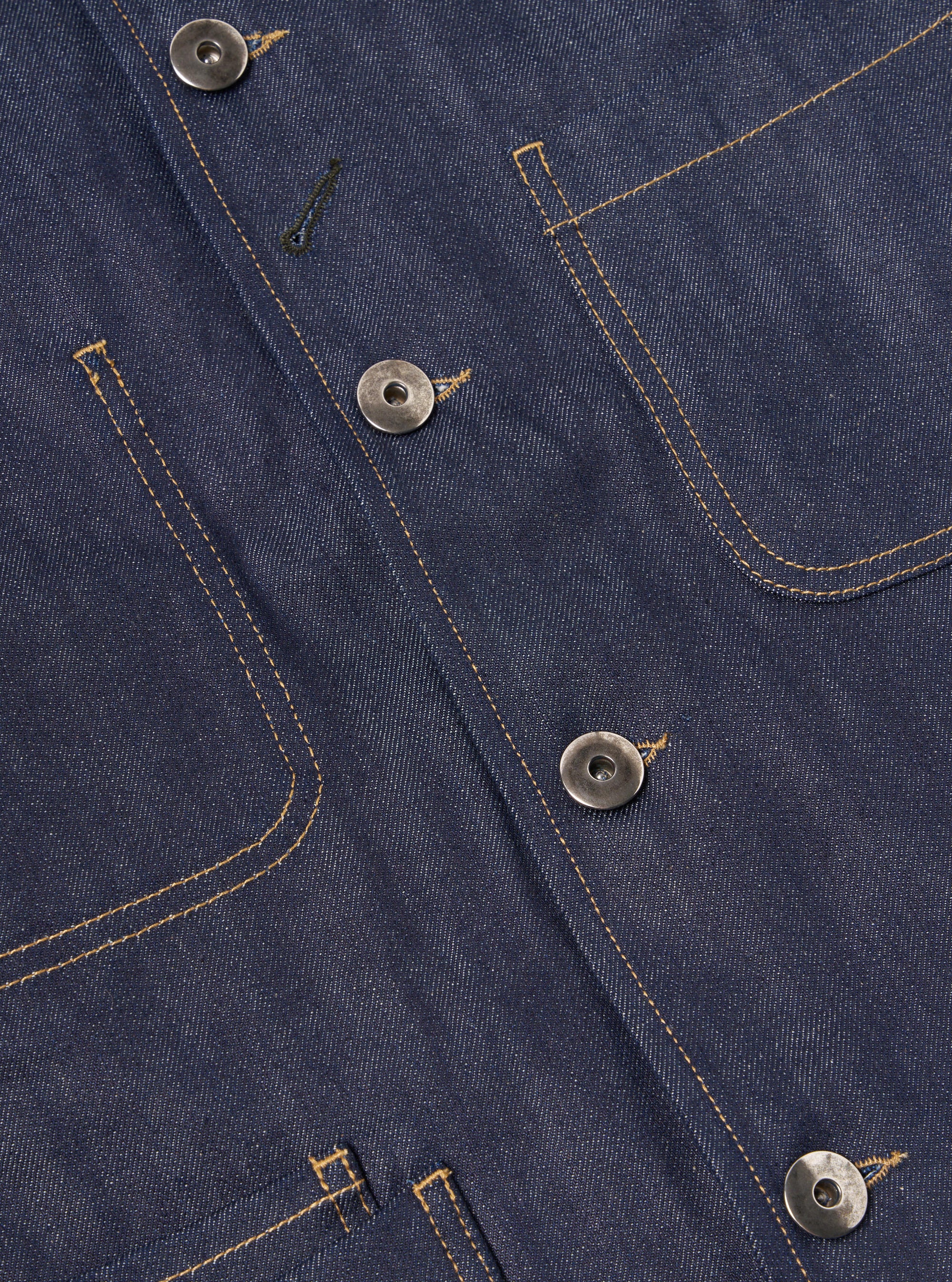 Indigo 13oz Selvedge Denim Bakers Jacket