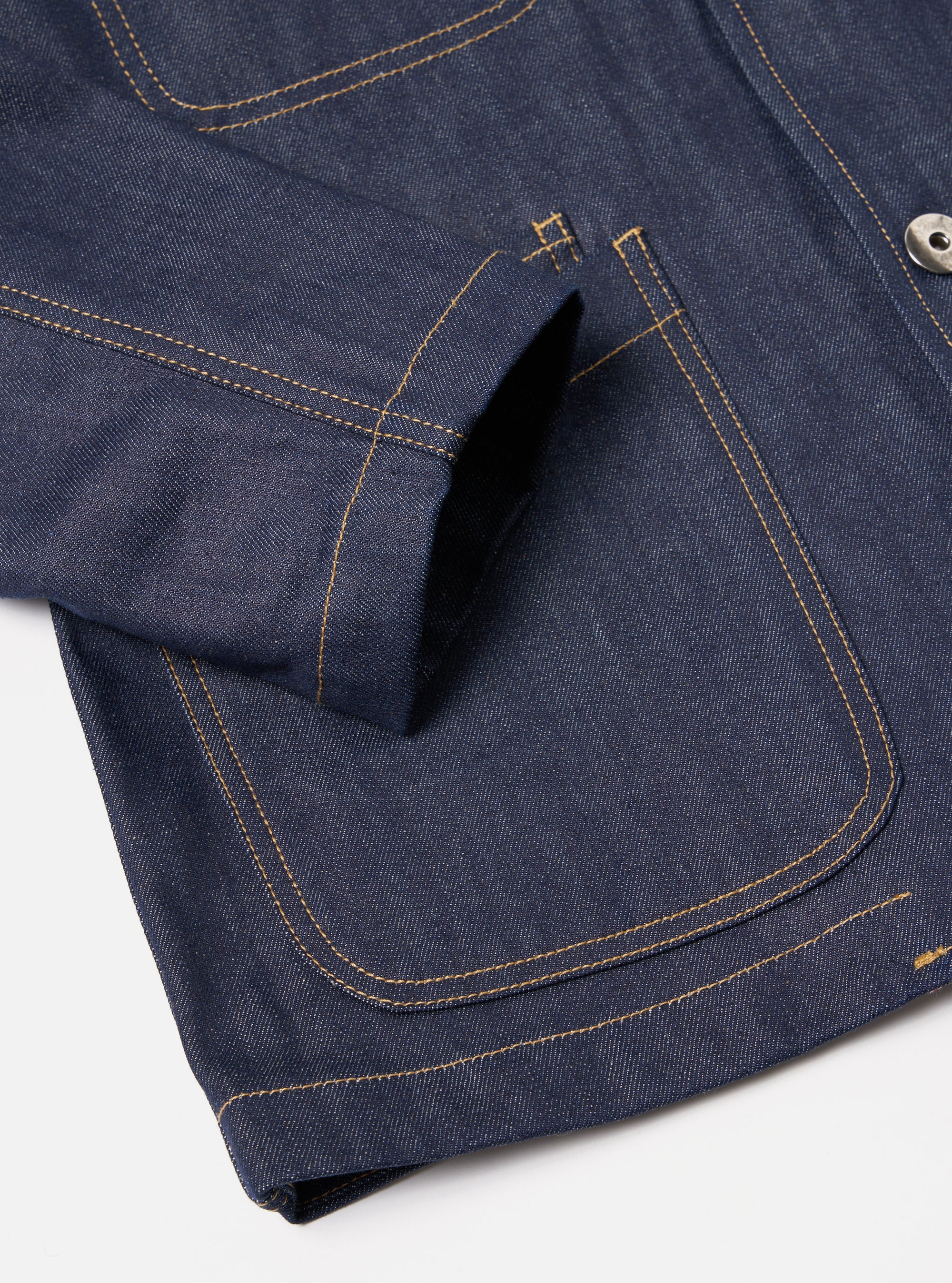Indigo 13oz Selvedge Denim Bakers Jacket