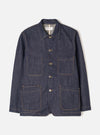 Indigo 13oz Selvedge Denim Bakers Chore Jacket