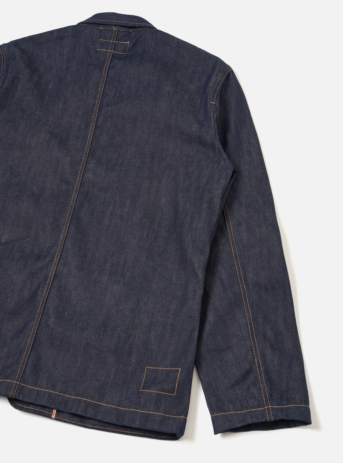 Indigo 13oz Selvedge Denim Bakers Chore Jacket