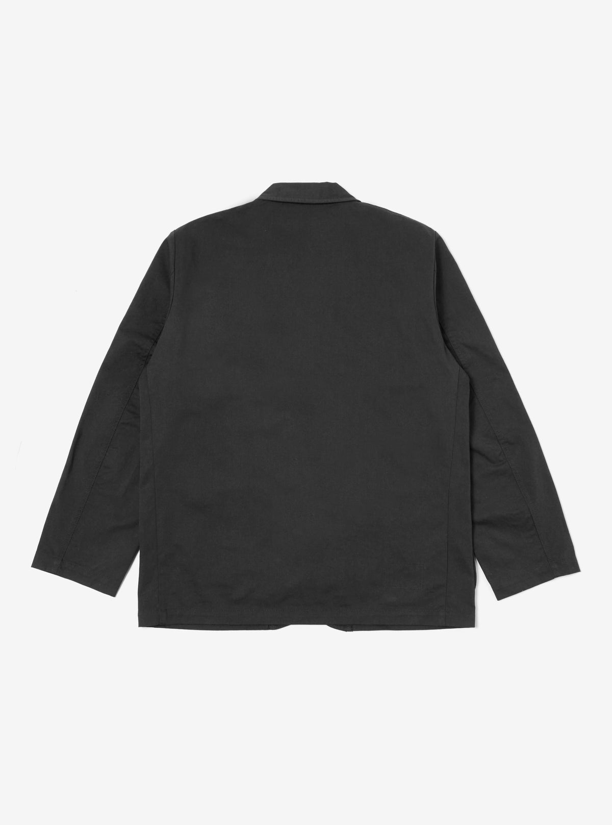 Black Twill Three Button Jacket