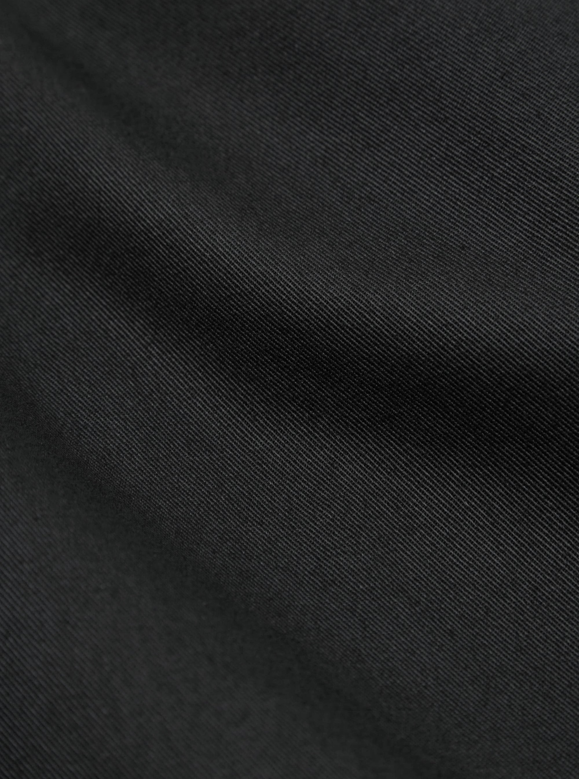 Black Twill Three Button Jacket