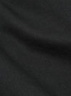 Close-up of the Black Twill MW Fatigue Jacket. The image shows the texture and weave of the black twill fabric.