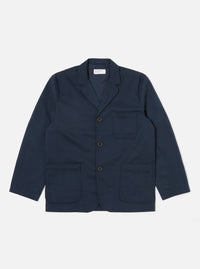 Navy Twill Three Button Jacket