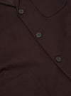 Brown Twill Three Button Jacket