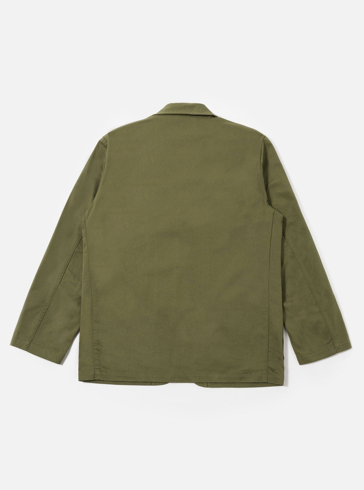 Light Olive Twill Three Button Jacket