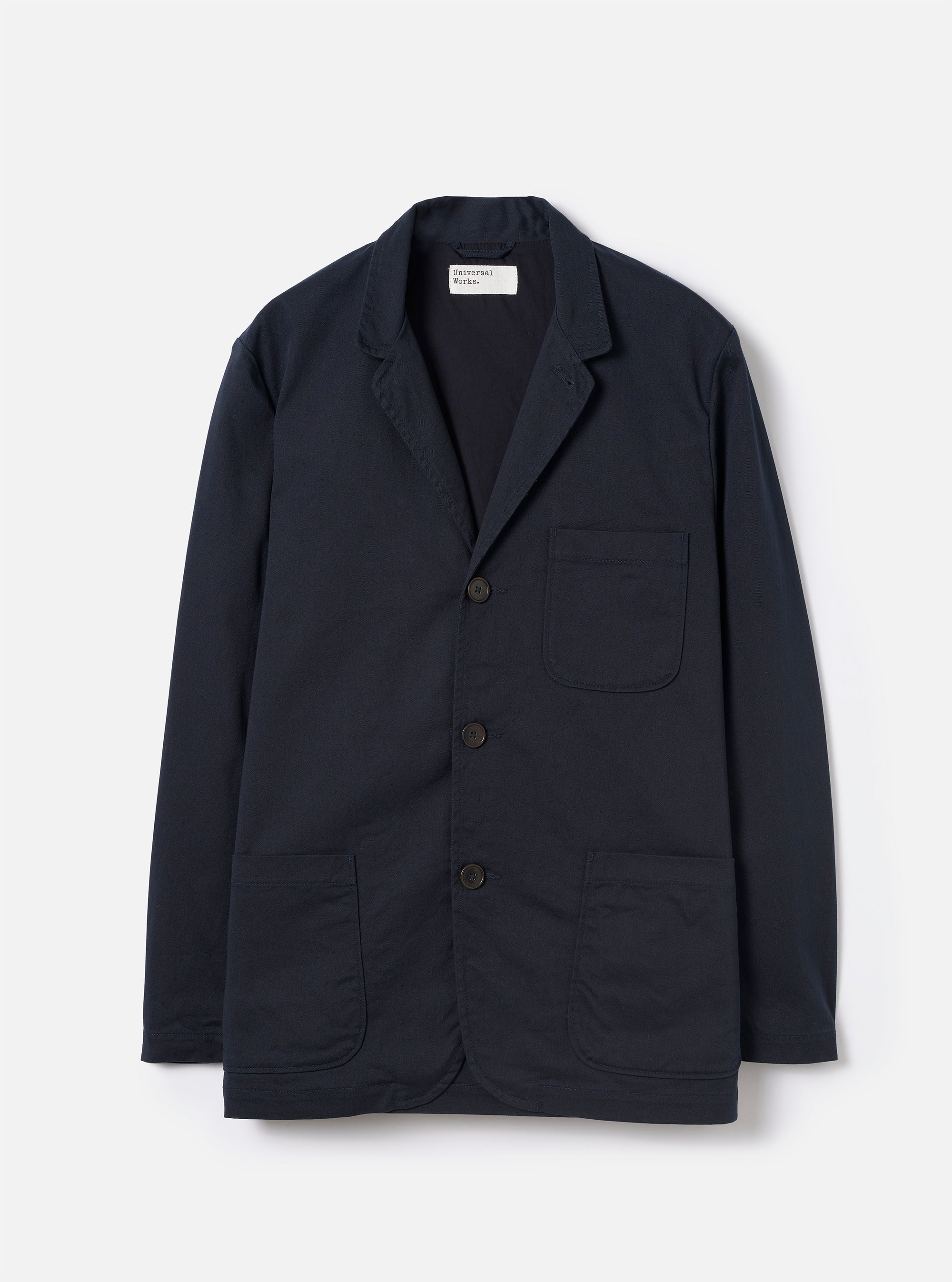 suit navy blue twill jacket