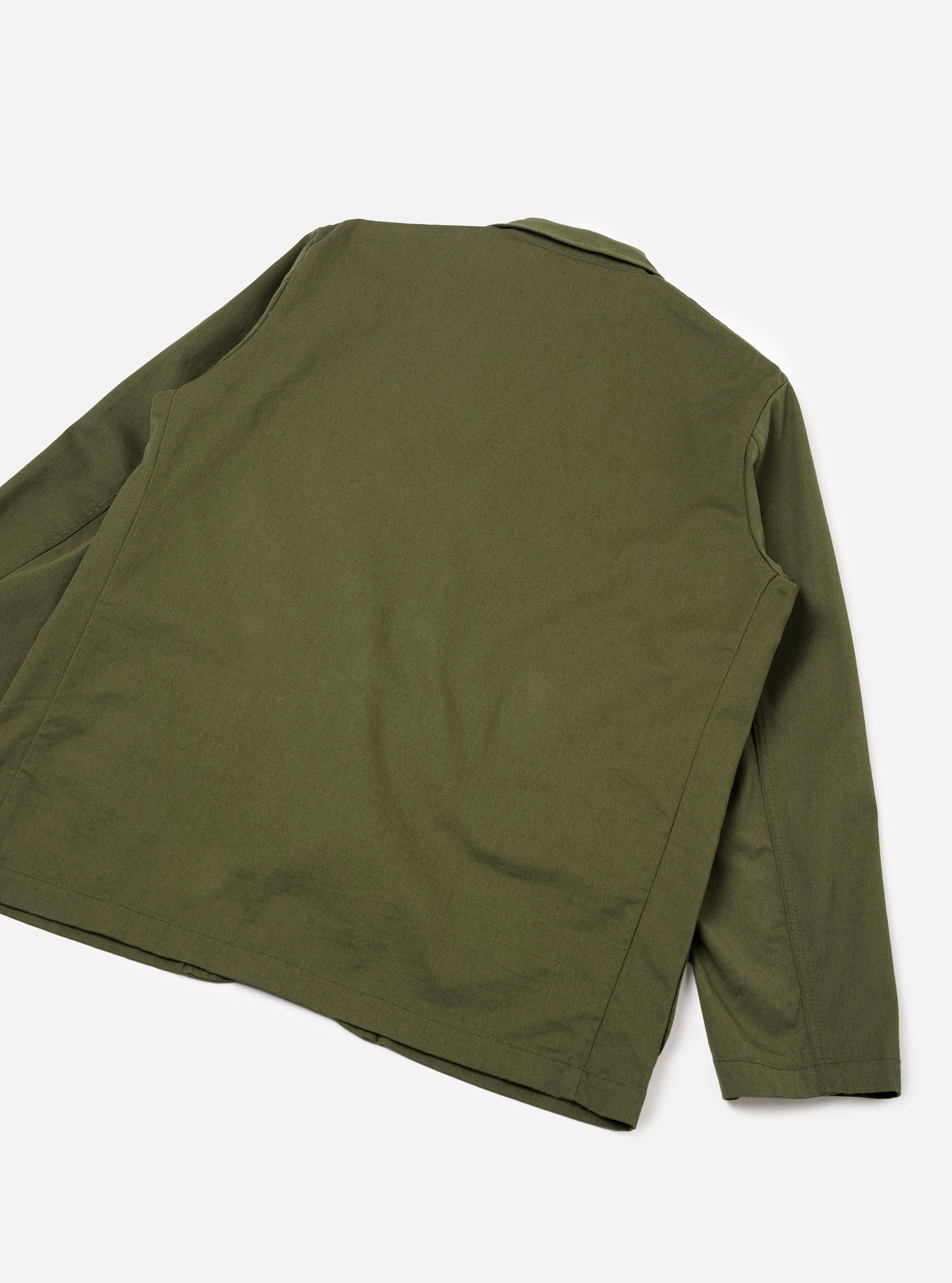 Men's Olive Green Twill Three Button Jacket – Universal Works
