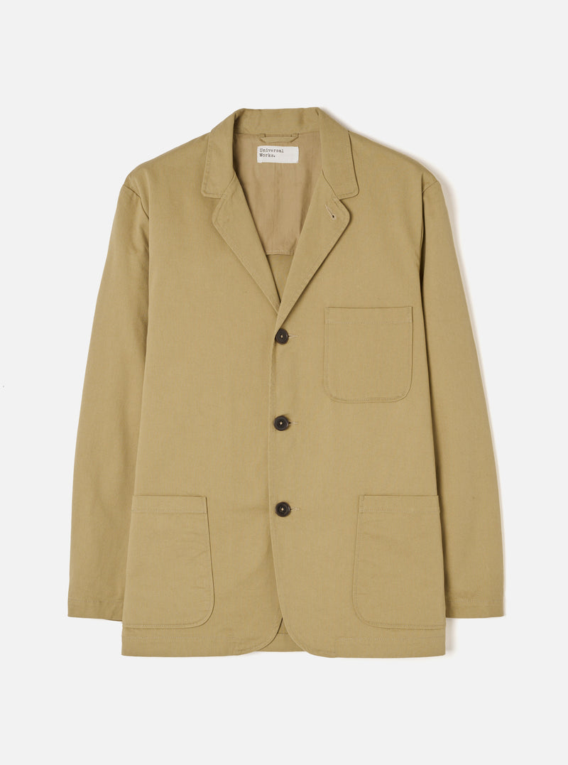 Sand Twill Three Button Jacket