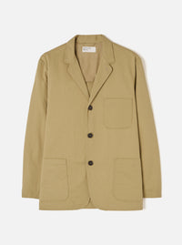 Sand Twill Three Button Jacket