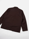 Brown Twill Three Button Jacket