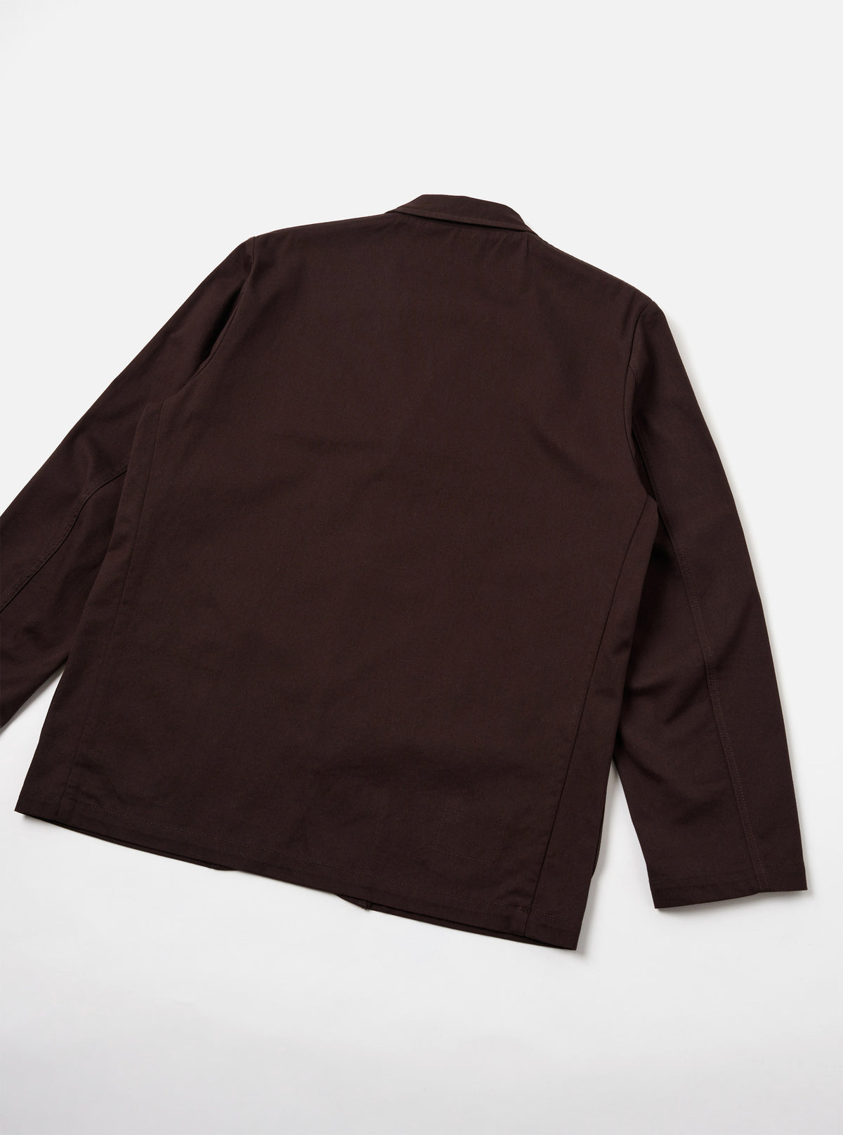Brown Twill Three Button Jacket