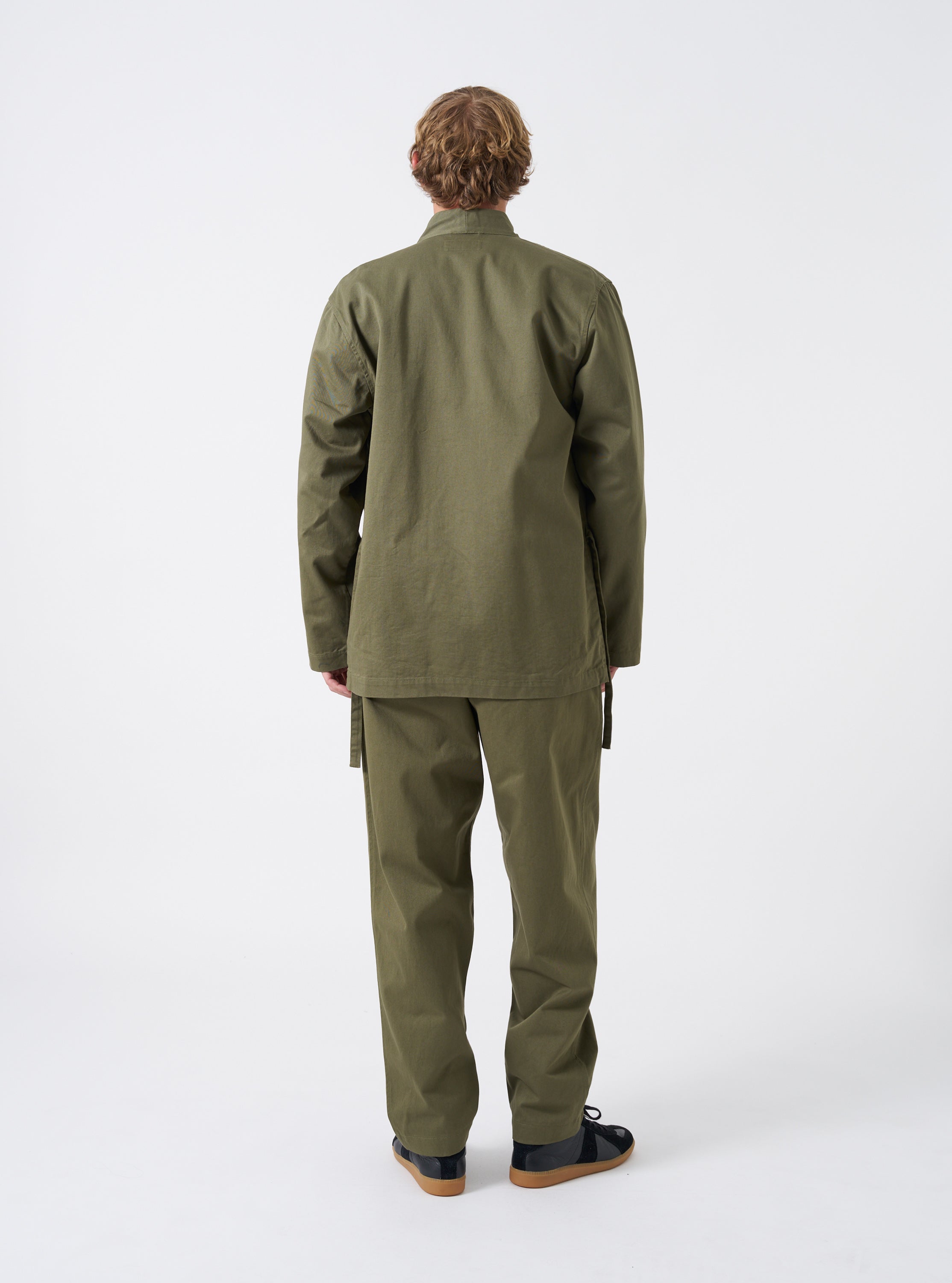 Men's Light Green Twill Kyoto Kimono Work Jacket – Universal Works