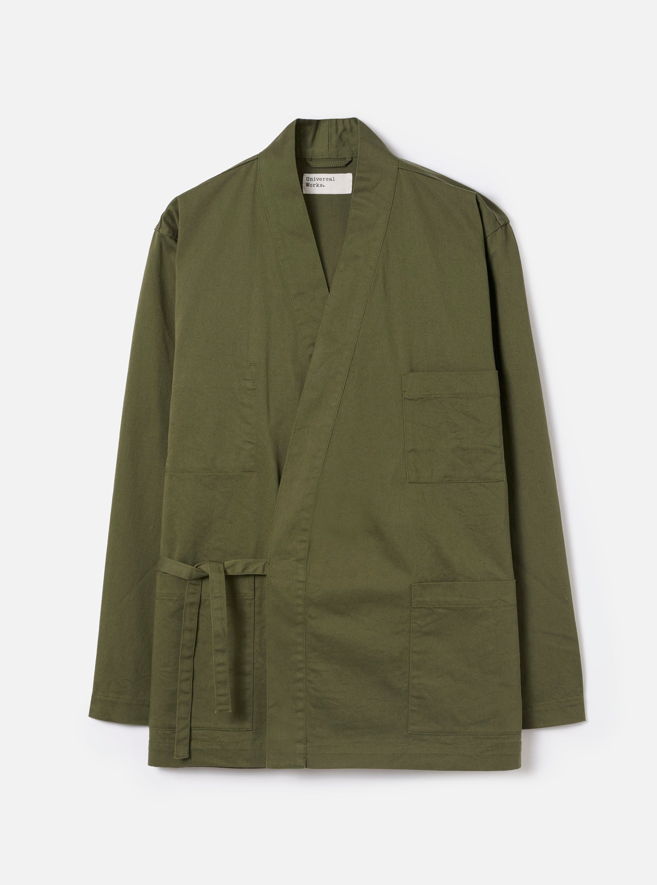 Men's Olive Green Twill Kyoto Work Jacket – Universal Works