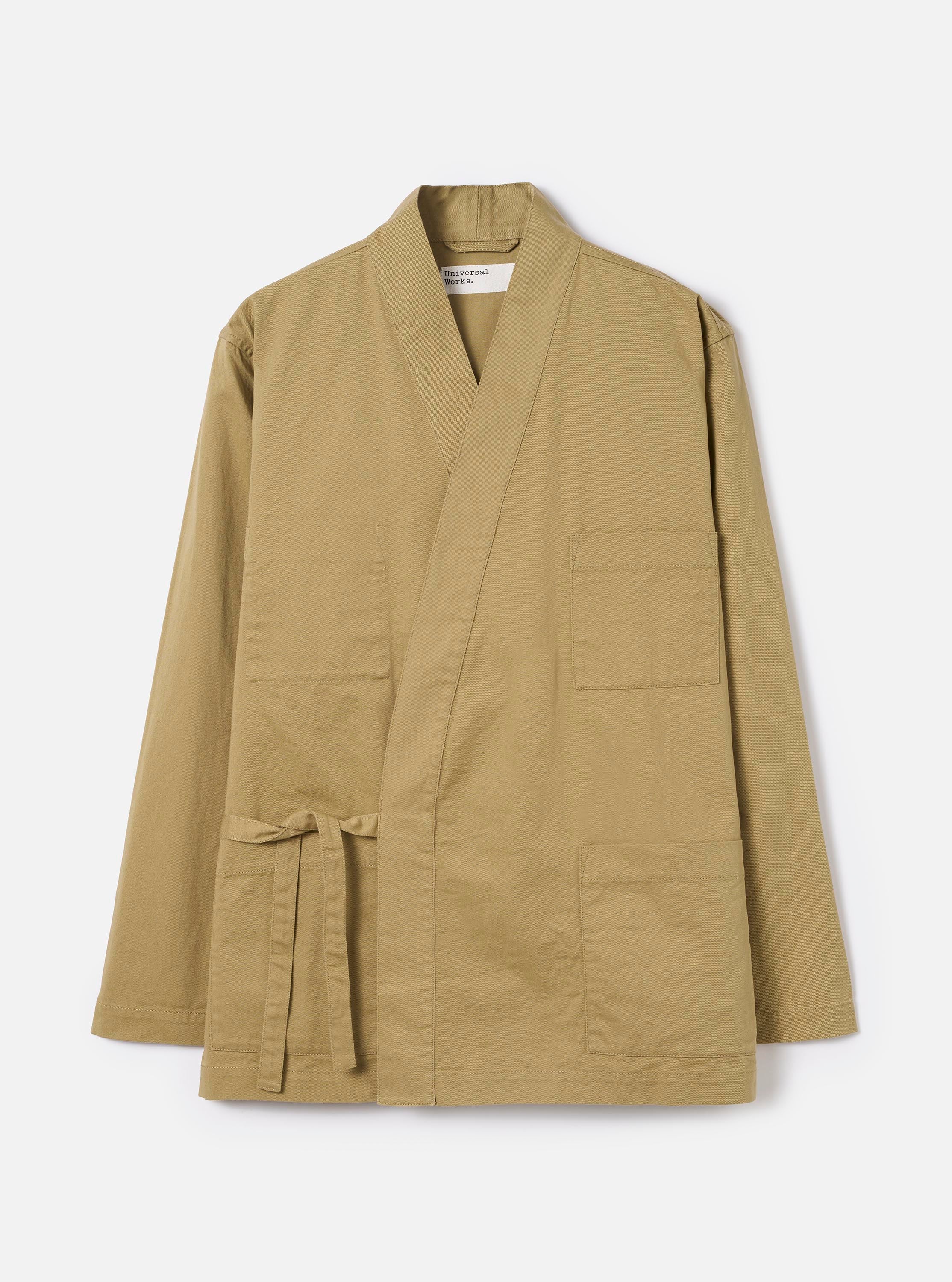 Men's Tan Twill Kyoto Kimono Work Jacket – Universal Works