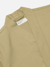 Close-up of the Sand Twill Kyoto Work Jacket on a white background. The jacket is made of a light brown twill fabric and has a relaxed fit.