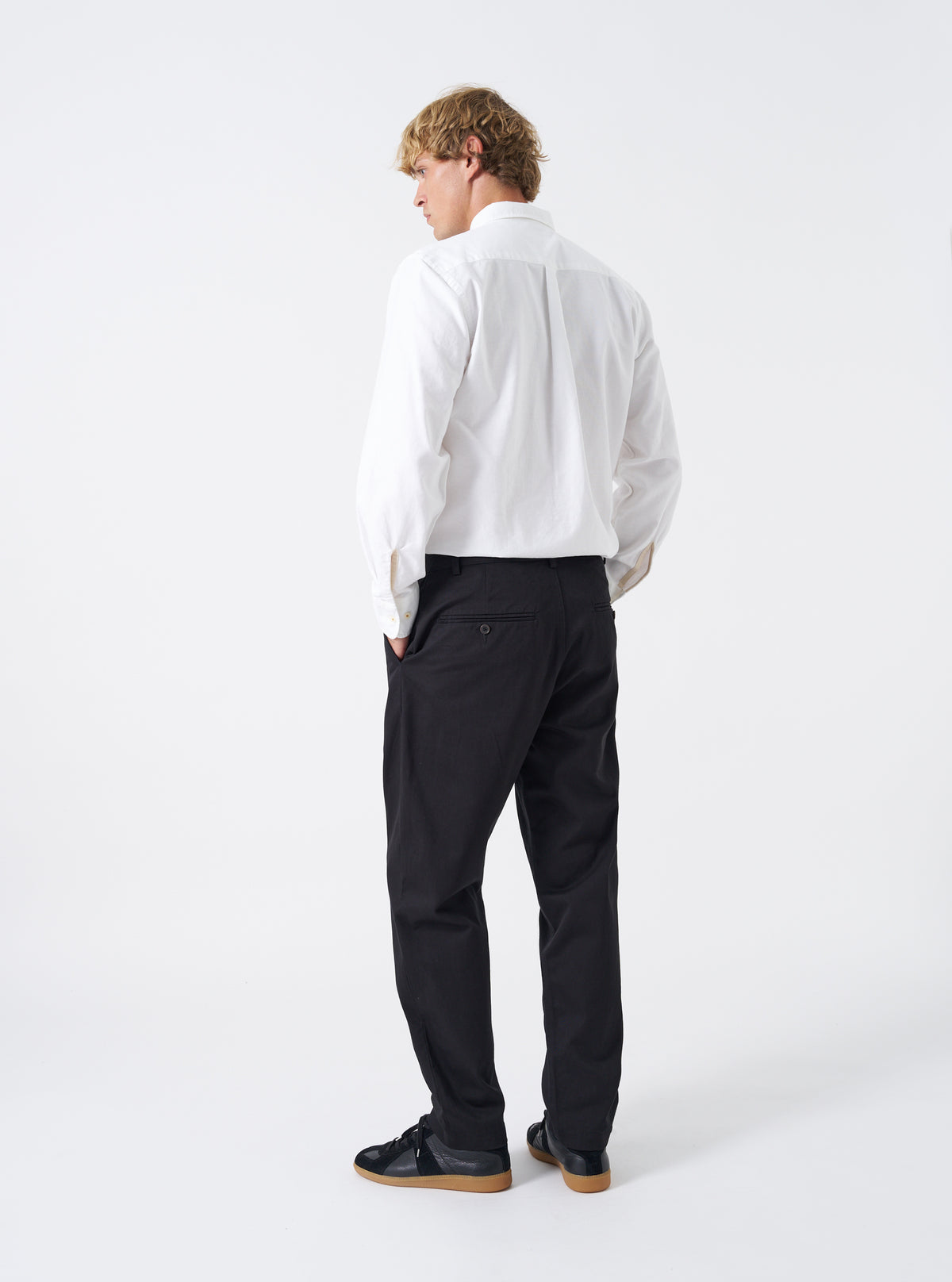 Black Twill Military Chino