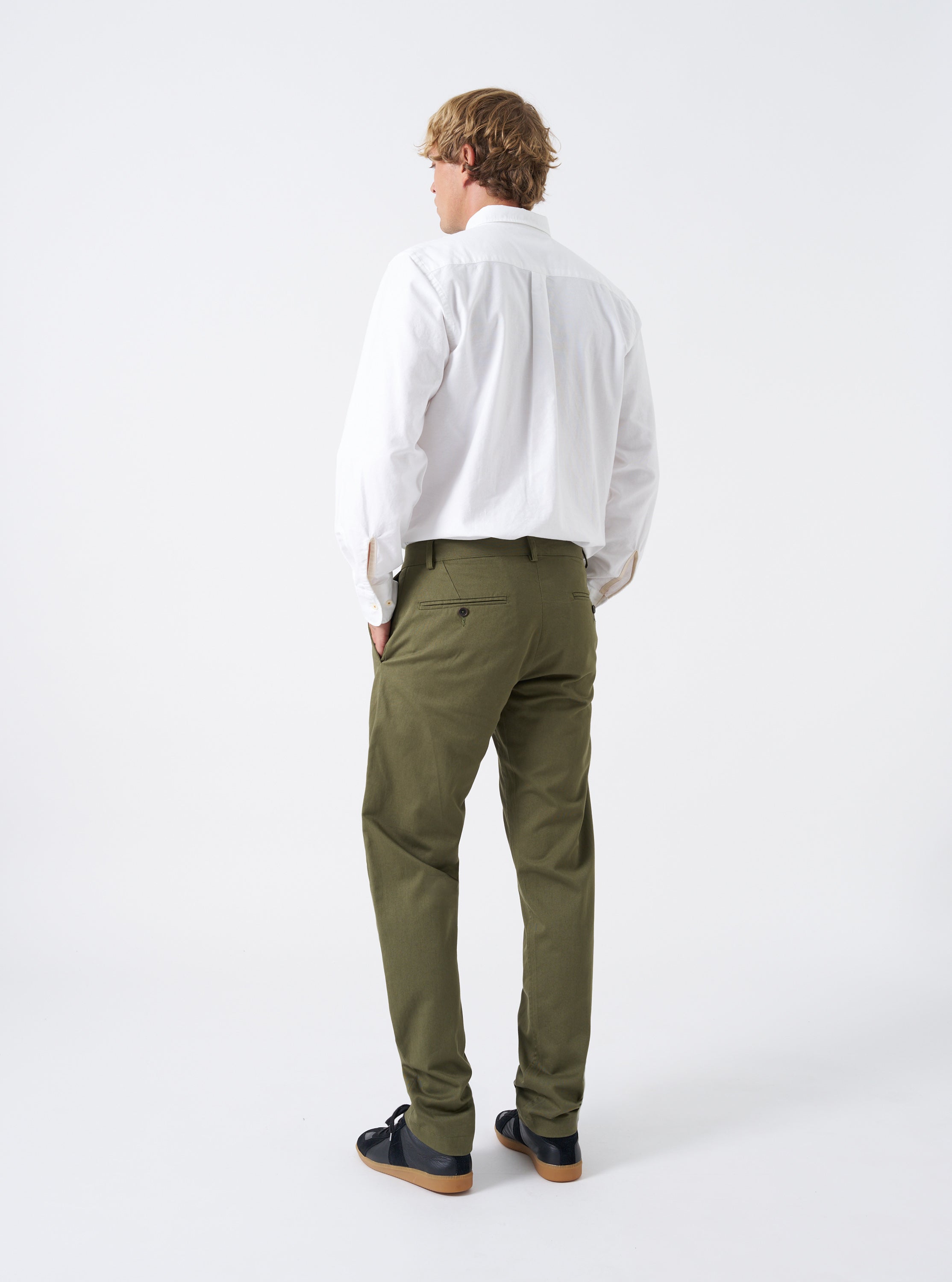 Men's Light Green Twill Military Chino – Universal Works