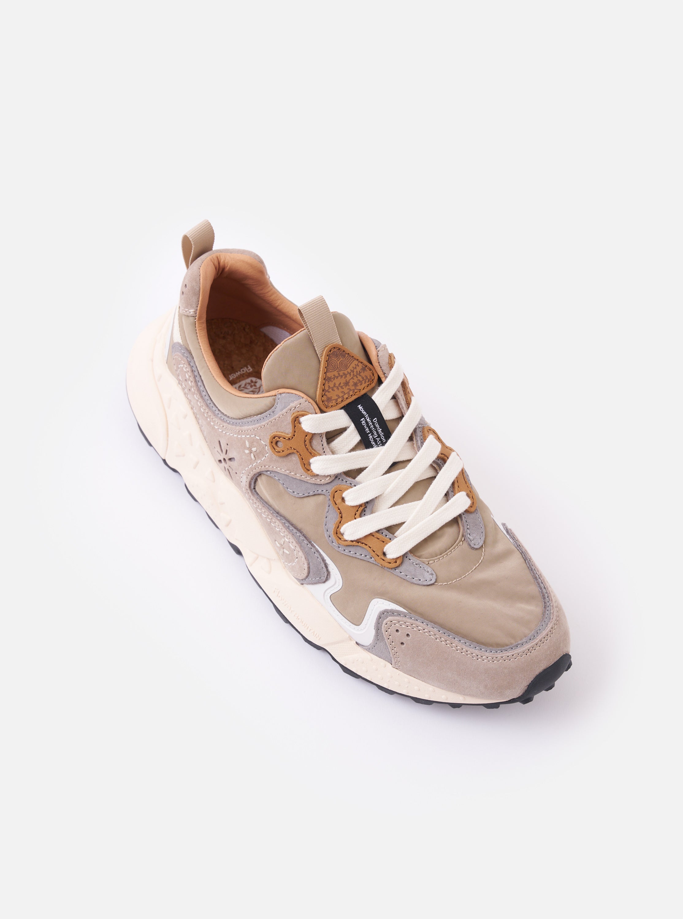 Flower Mountain Light Brown Suede/Nylon Rulis Uni – Universal Works