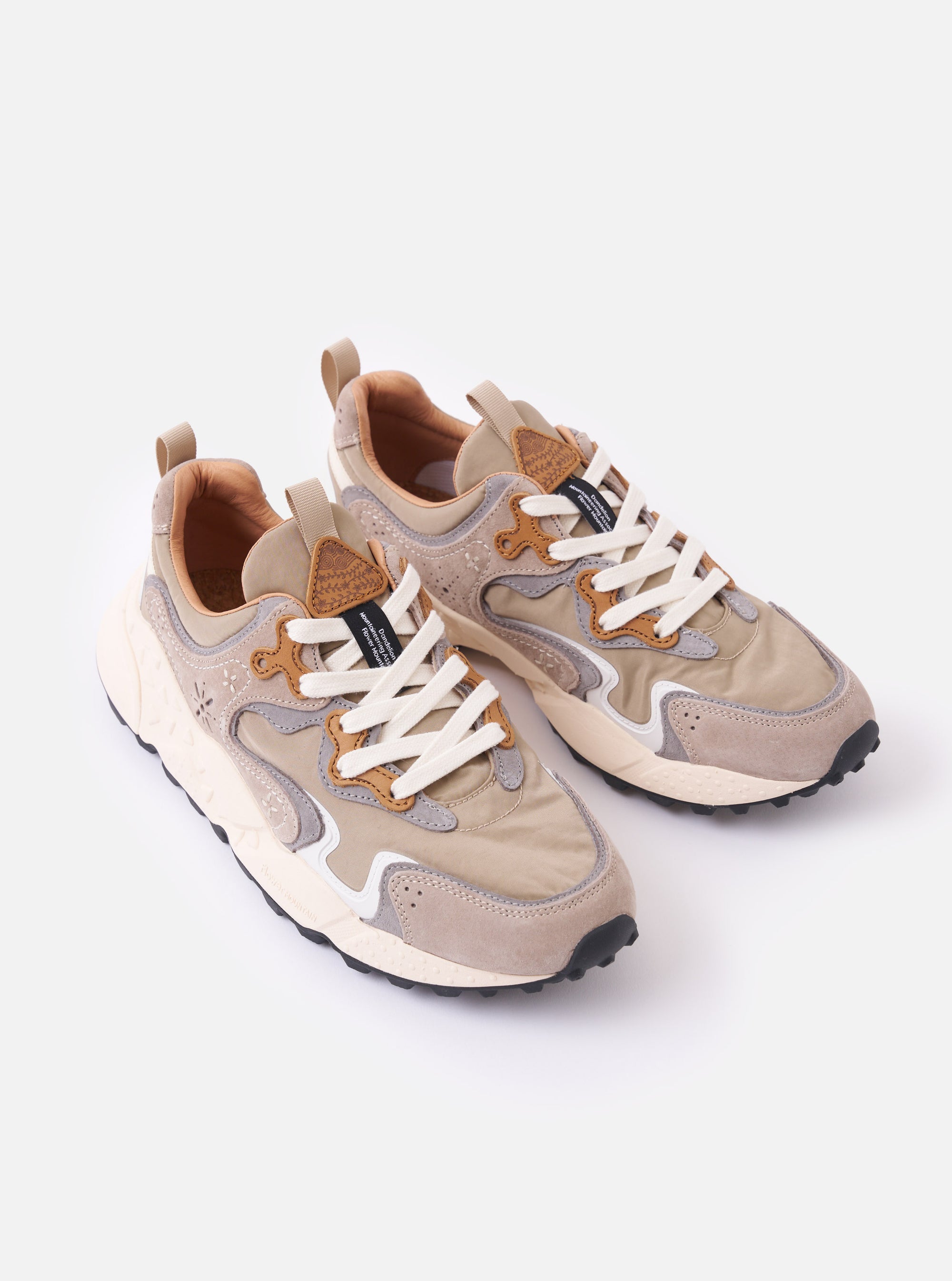 Flower Mountain Light Brown Suede/Nylon Rulis Uni