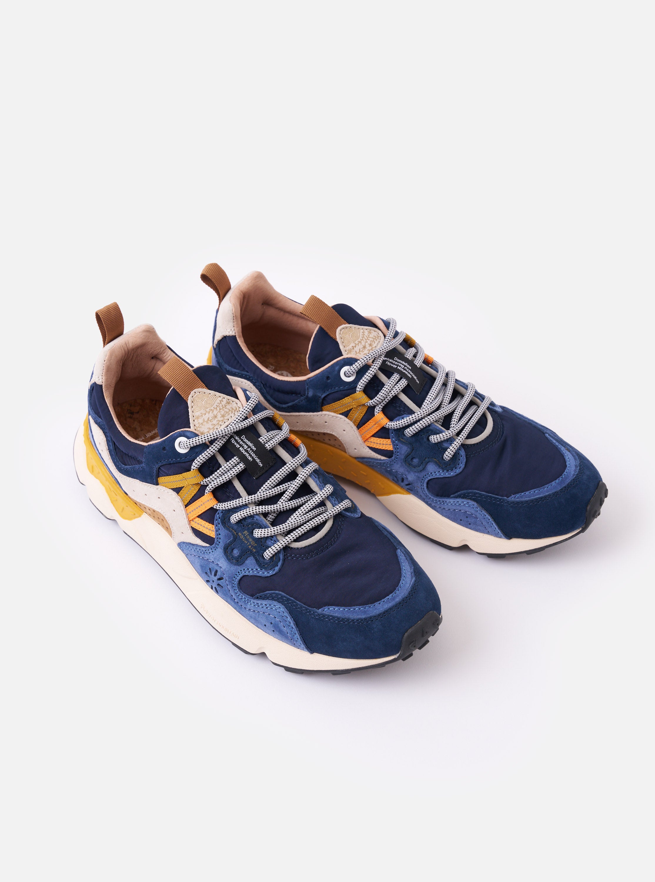 YA−MAN MS-30G Flower Mountain Navy/Light Navy Suede/Nylon Yamano 3 Man