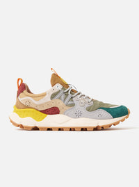 Dark Petrol/Light Grey/Mud Suede/Nylon Flower Mountain Yamano 3 Man