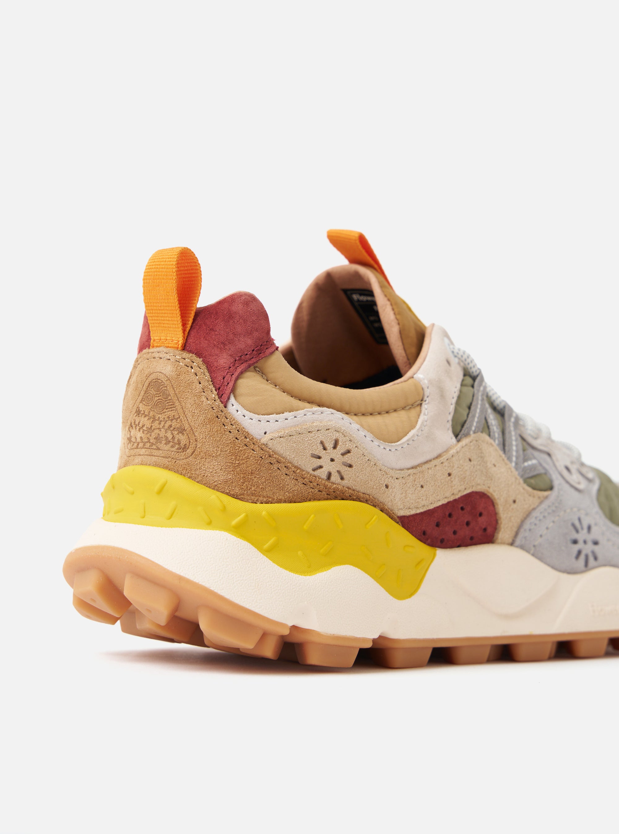 Dark Petrol/Light Grey/Mud Suede/Nylon Flower Mountain Yamano 3 Man