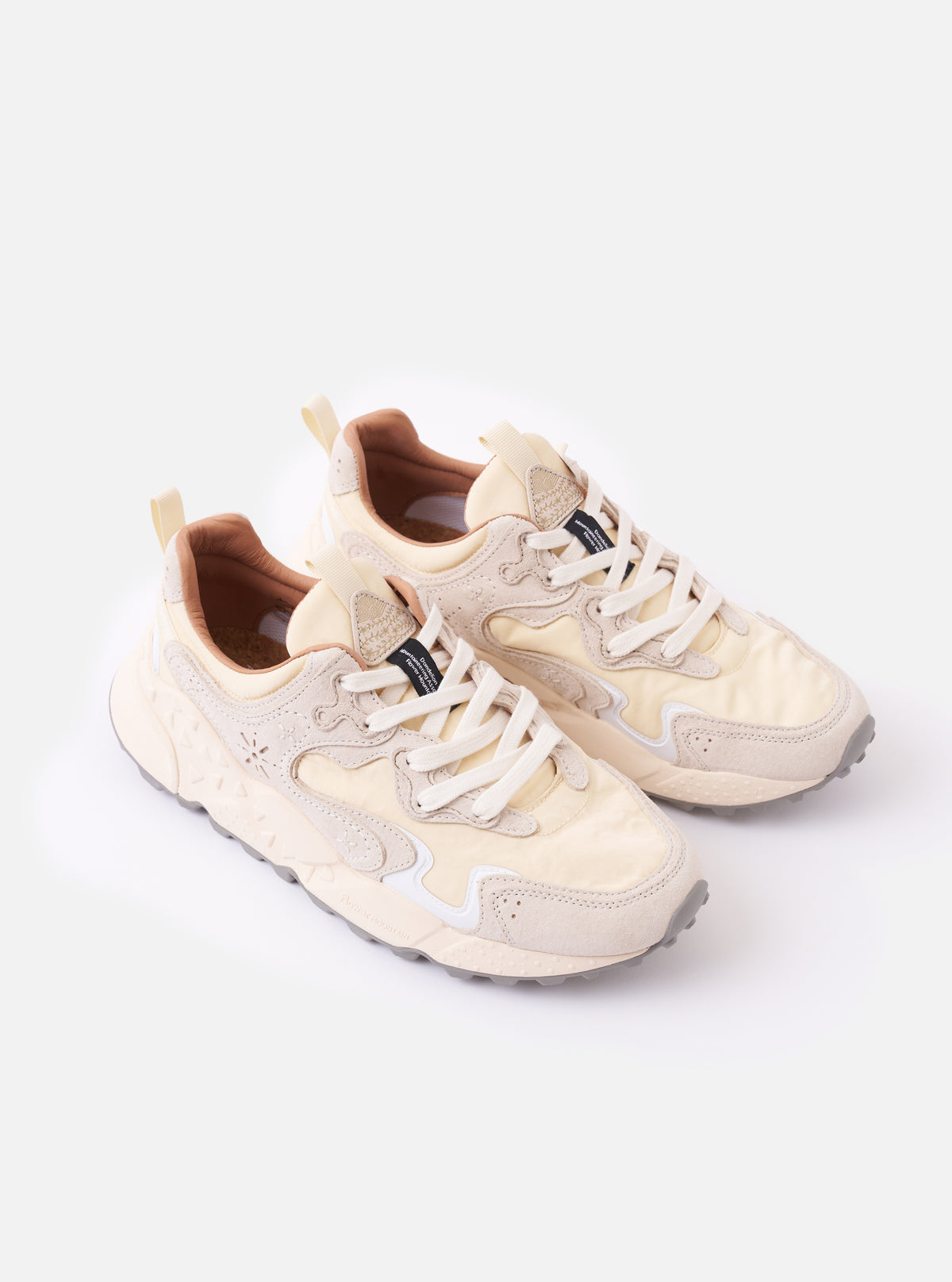 Flower Mountain Milk/Light Beige Suede/Nylon Rulis Uni