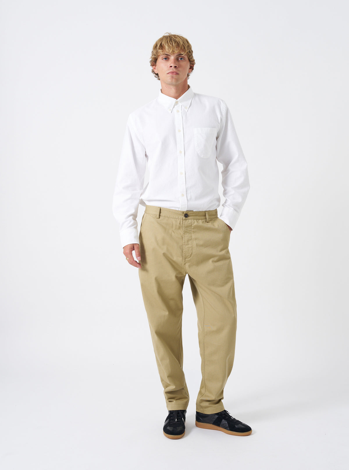 Sand Twill Military Chino
