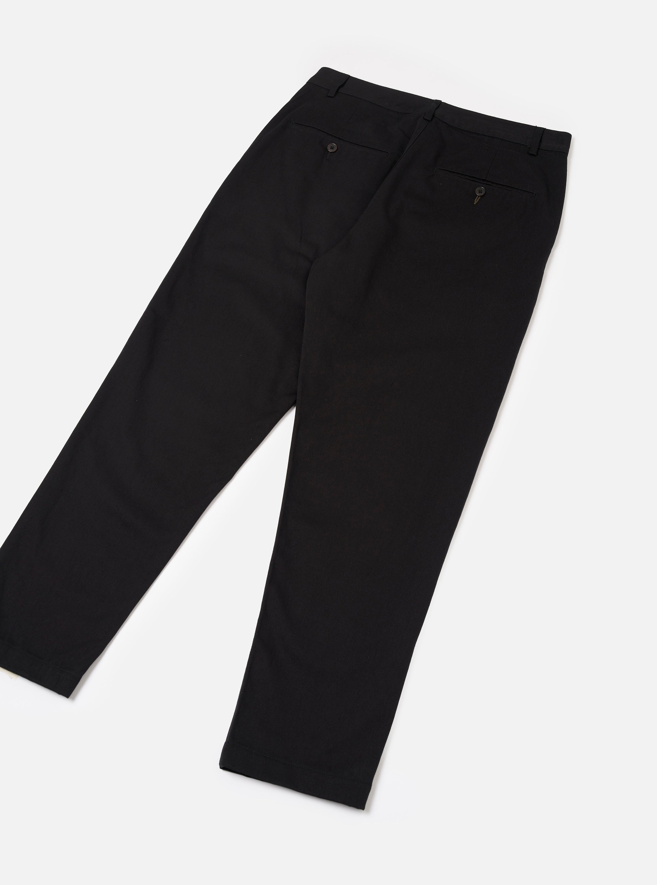 Men's Black Twill Military Chino – Universal Works
