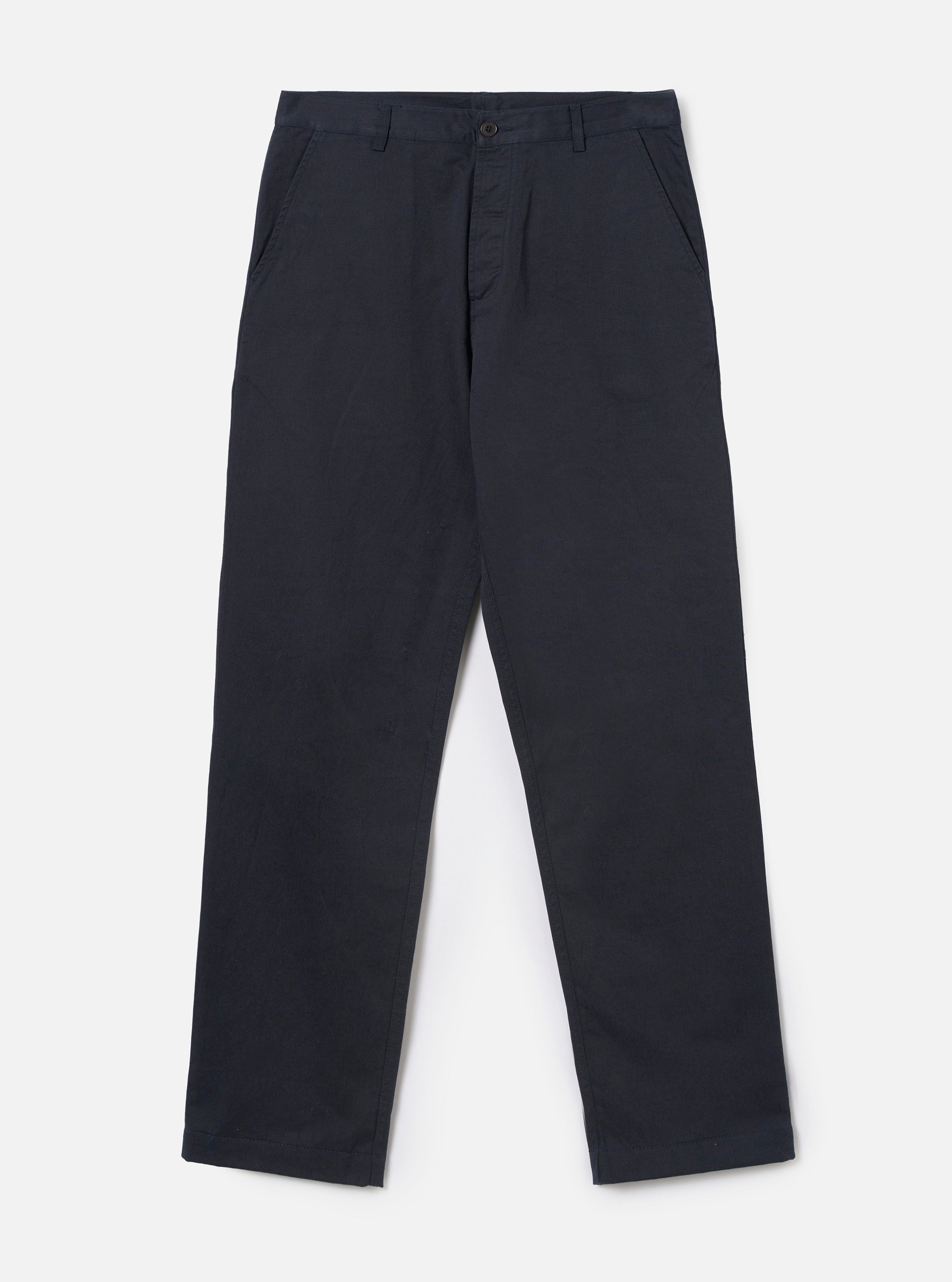 パンツ butcher products MILITARY CHINO TROUSERS Men's Navy Poplin Military Chino – Universal Works