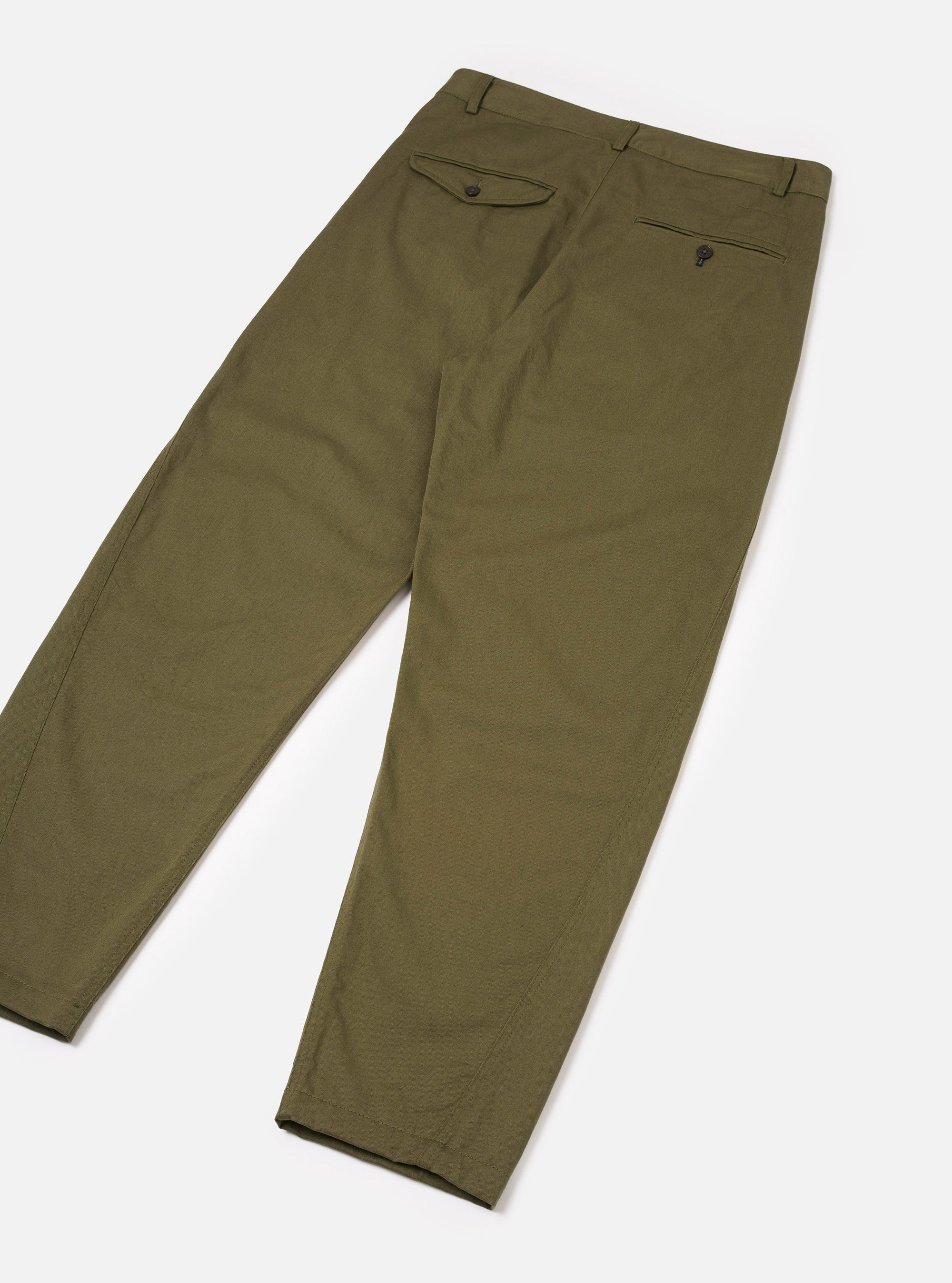 Light Olive Twill Curved Pant