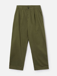 Olive Green Twill Duke Pant