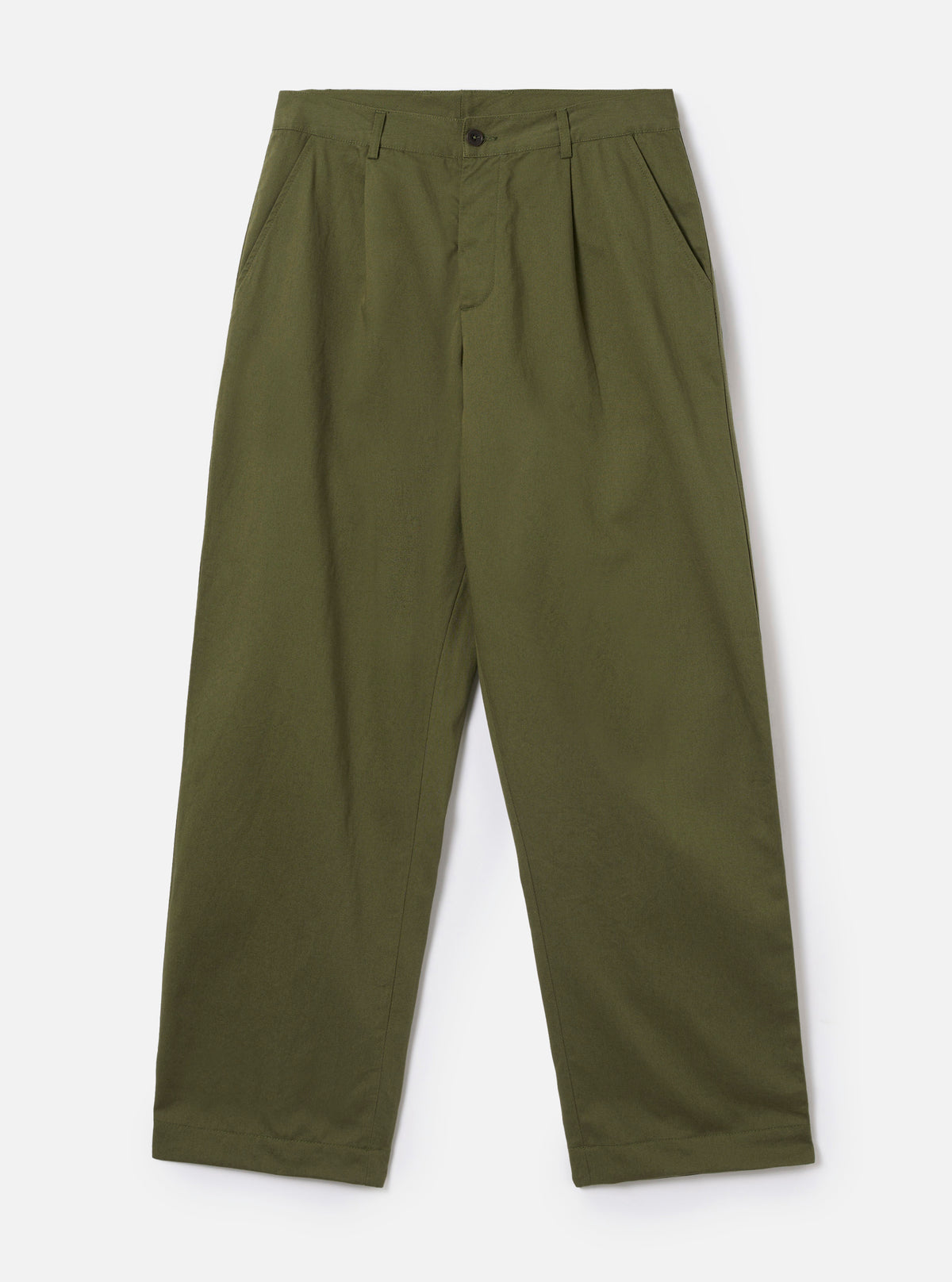 Olive Green Twill Duke Pant