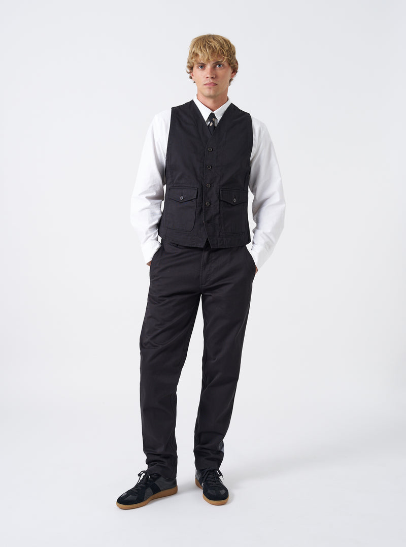 Black Twill Aston Pant