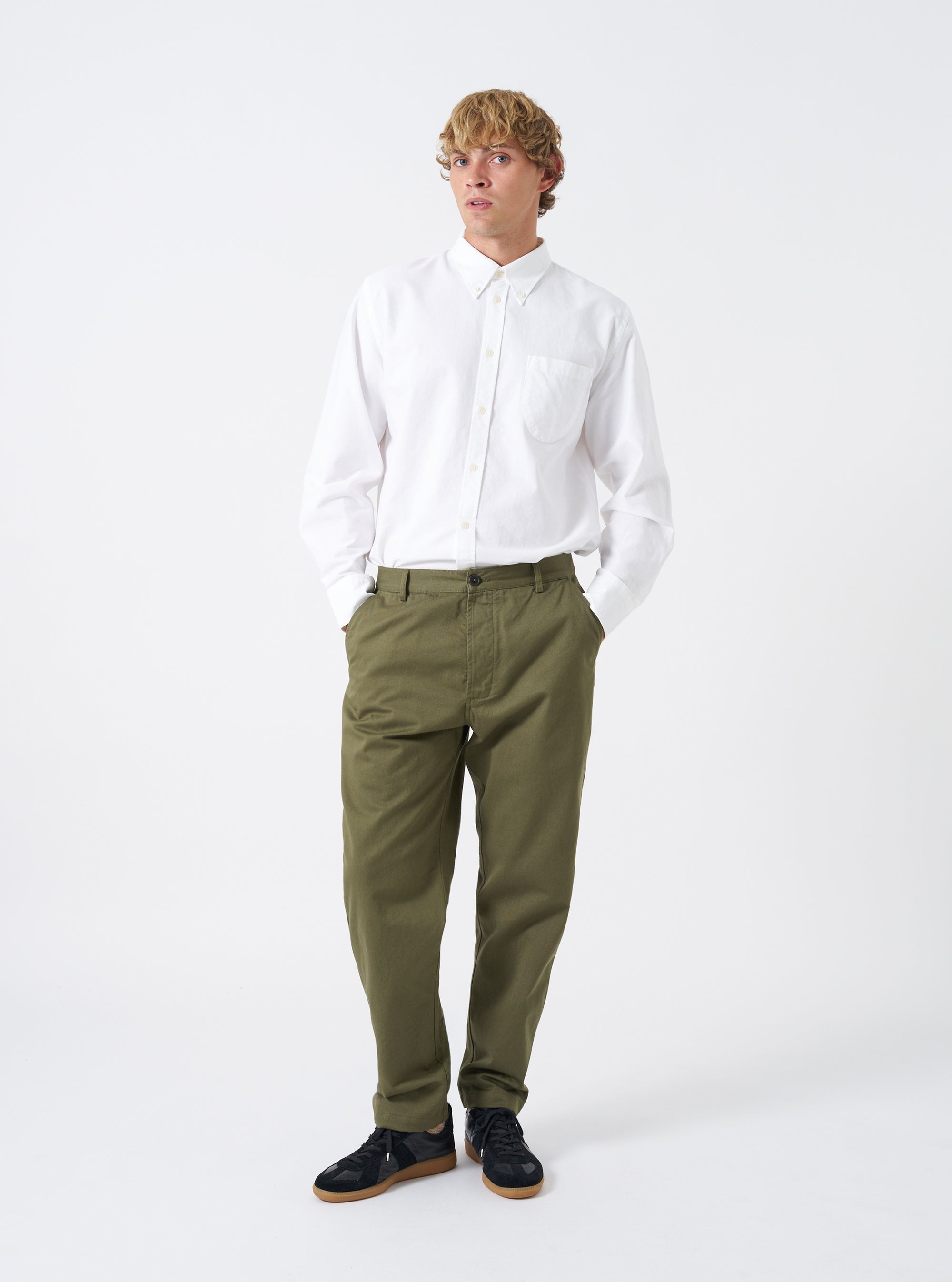 Light Olive Twill Aston Pant