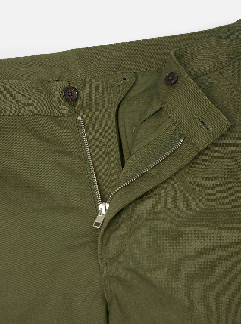 Olive Green Twill Aston Pant