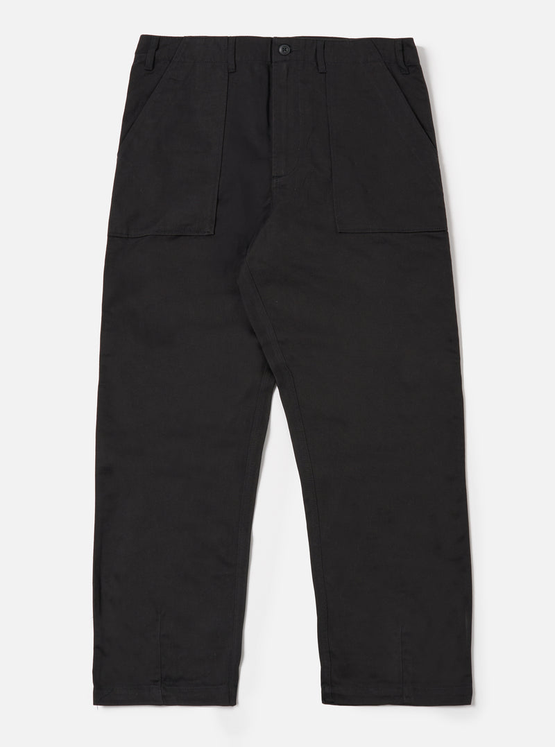 Black Twill Fatigue Pant
