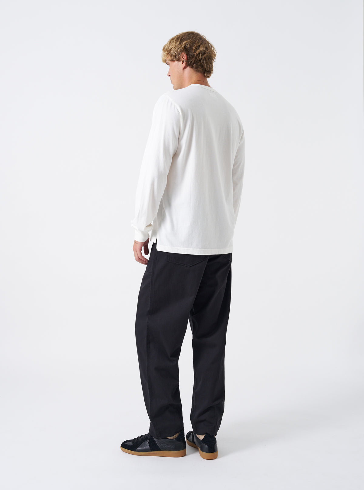 Black Twill Fatigue Pant