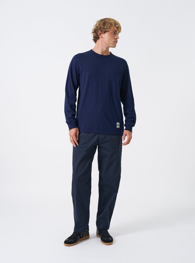Navy Twill Fatigue Pant