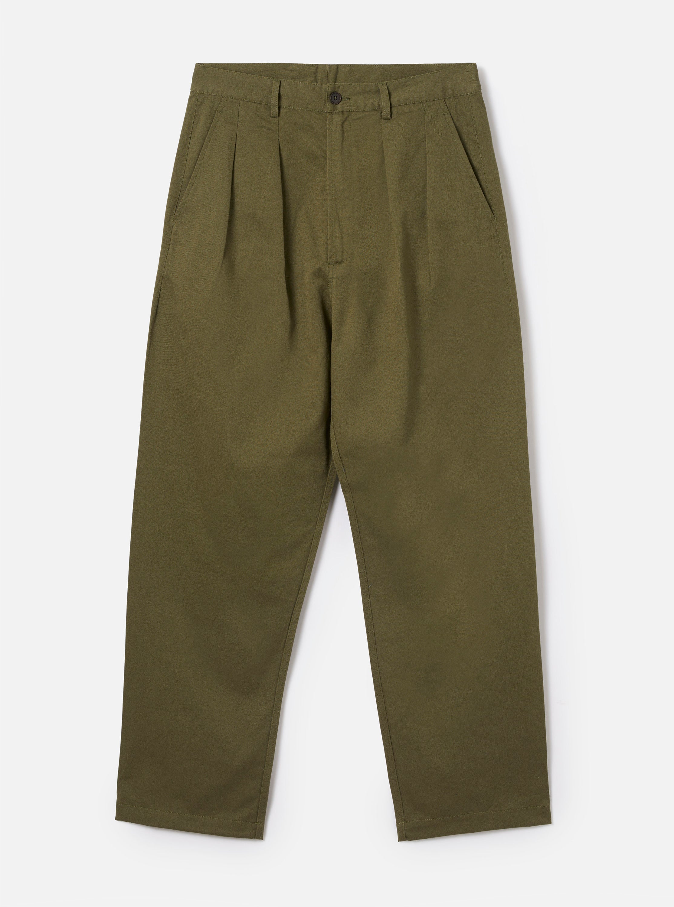 Men's Light Green Twill Double Pleat Pant – Universal Works