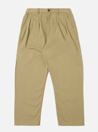 Sand Twill Double Pleat Pant