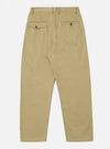 Back view of Sand Twill Double Pleat Pant on a white background. The pants are a light tan color and appear to be made of a soft twill fabric with a relaxed fit.