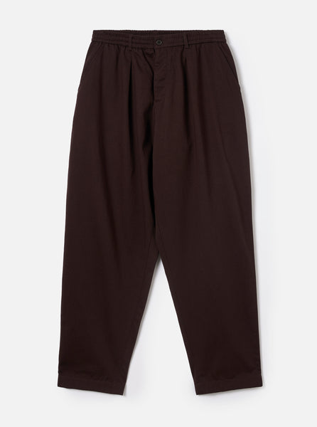 todayful Twill Bermuda Pants ダークブラウン　36 Men's Brown Twill Pleated Track Pant – Universal Works