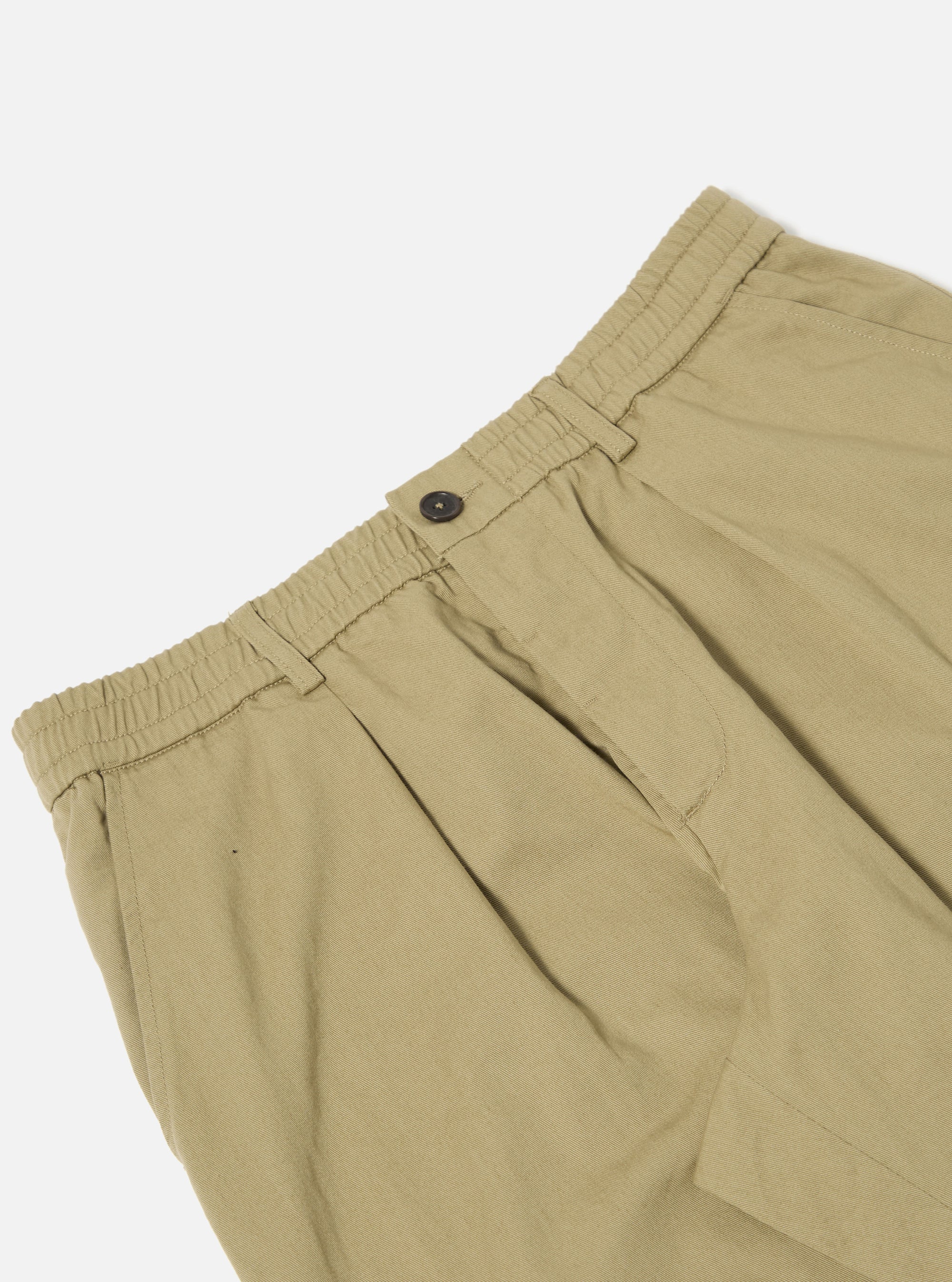 Sand Twill Pleated Track Pant