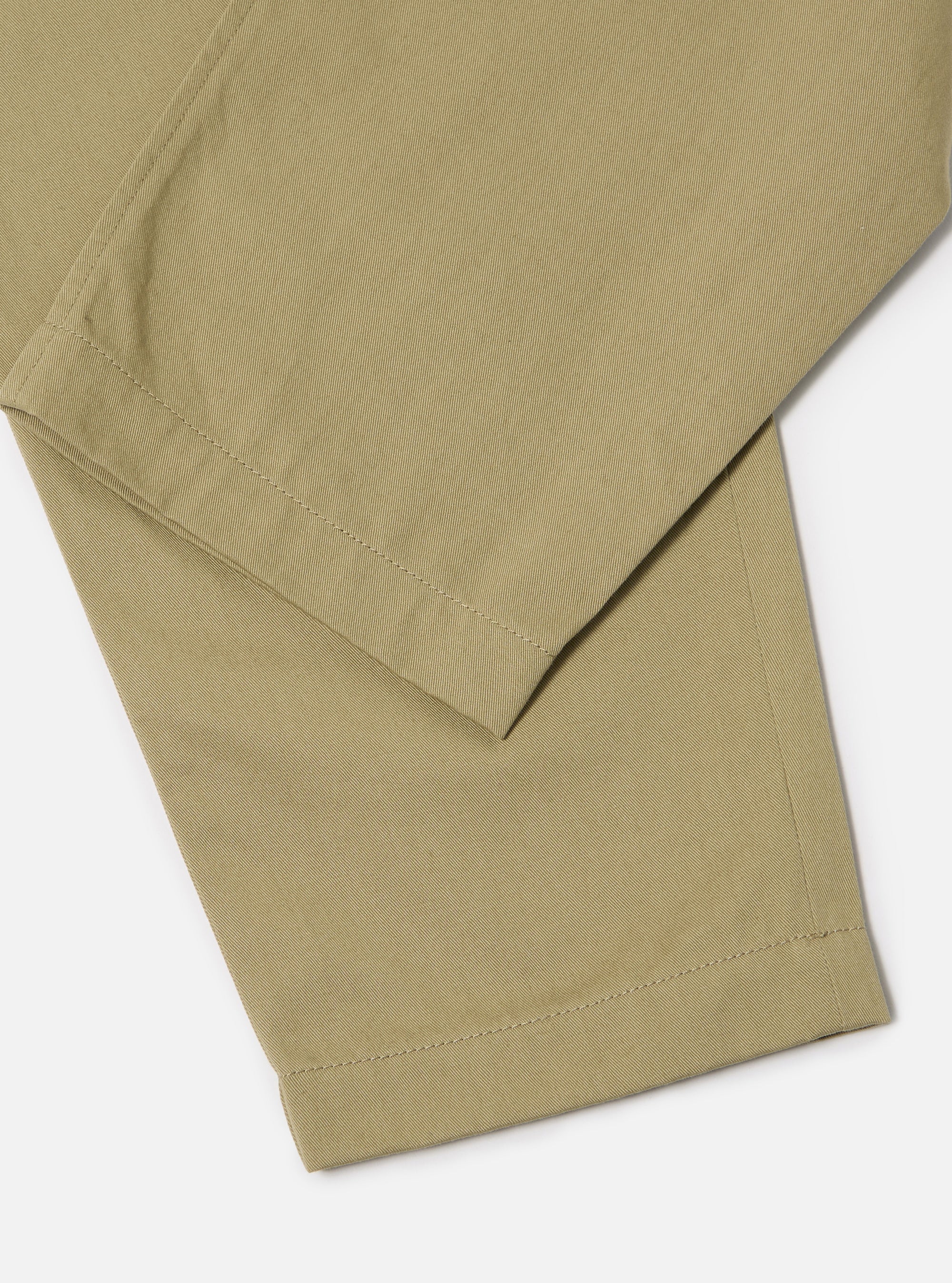 Sand Twill Pleated Track Pant