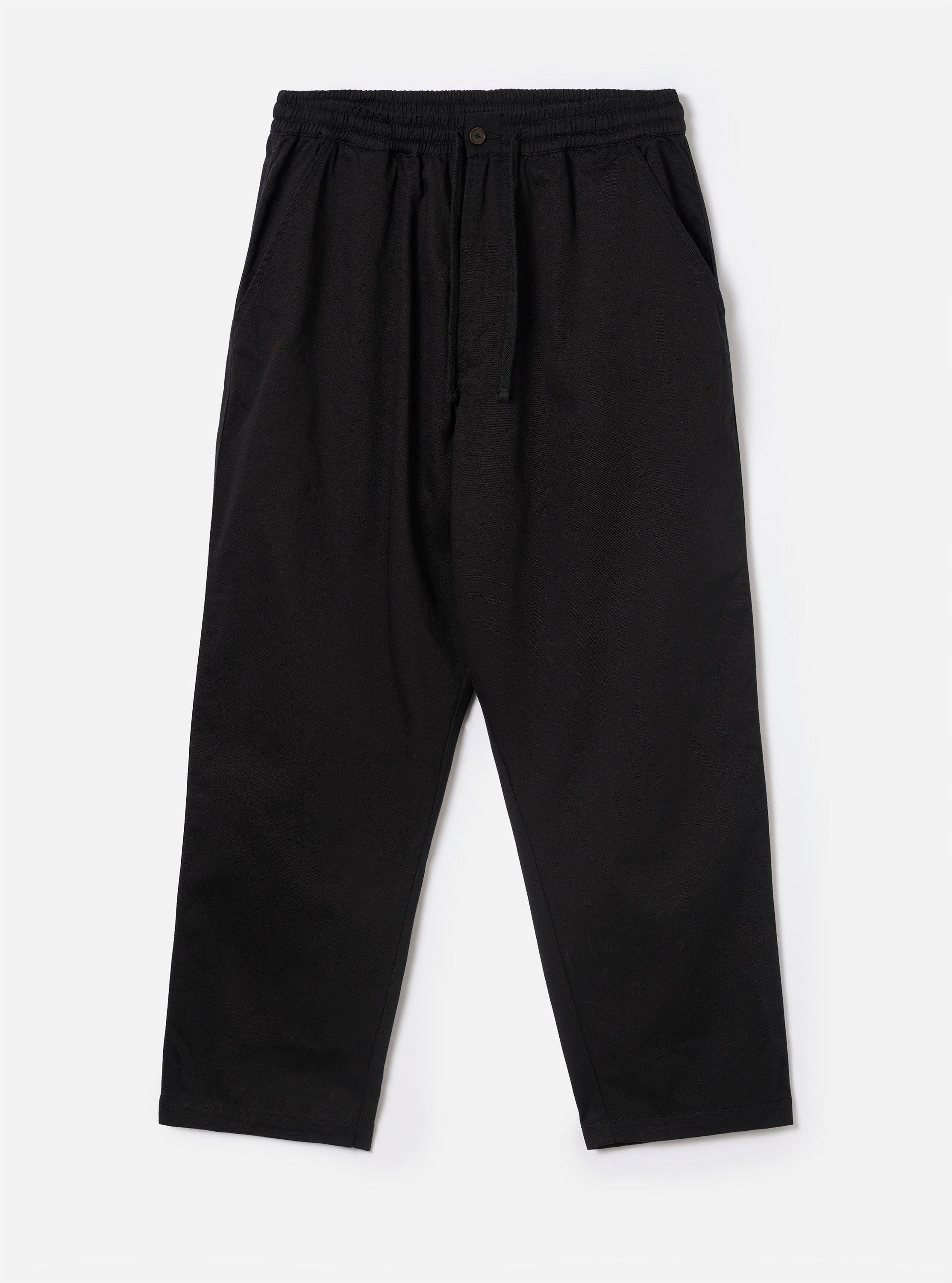 Men's Black Twill Hi Water Cropped Leg Trouser – Universal Works